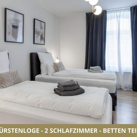 Neu Fewo Fuerstenloge 1-6 Pers Hinter Dem Markgraeflichen Opernhaus - 2 Schlafzimmer Mit Boxspringbetten 4 Einzel Oder 2 Doppelbetten, Balkon Und Einbaukueche, Barrierearm Bayreuth Kültér fotó