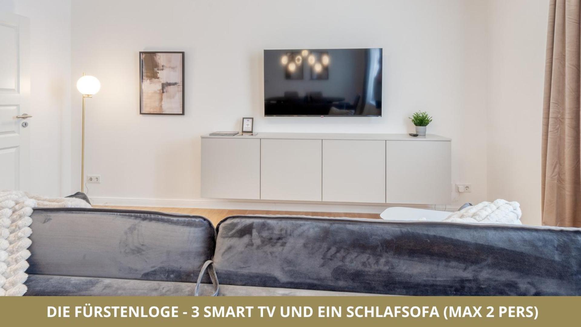 Neu Fewo Fuerstenloge 1-6 Pers Hinter Dem Markgraeflichen Opernhaus - 2 Schlafzimmer Mit Boxspringbetten 4 Einzel Oder 2 Doppelbetten, Balkon Und Einbaukueche, Barrierearm Bayreuth Kültér fotó
