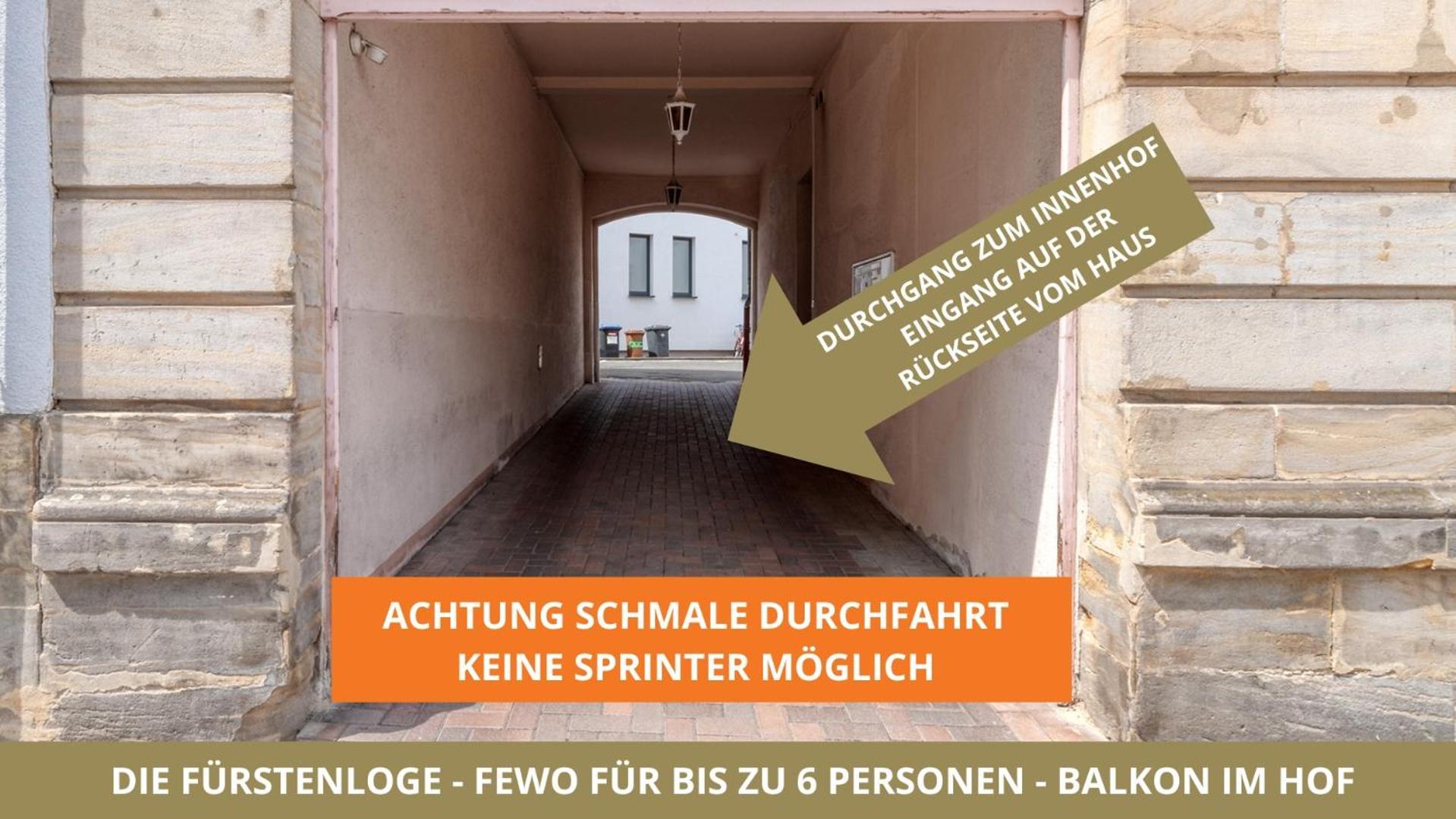 Neu Fewo Fuerstenloge 1-6 Pers Hinter Dem Markgraeflichen Opernhaus - 2 Schlafzimmer Mit Boxspringbetten 4 Einzel Oder 2 Doppelbetten, Balkon Und Einbaukueche, Barrierearm Bayreuth Kültér fotó